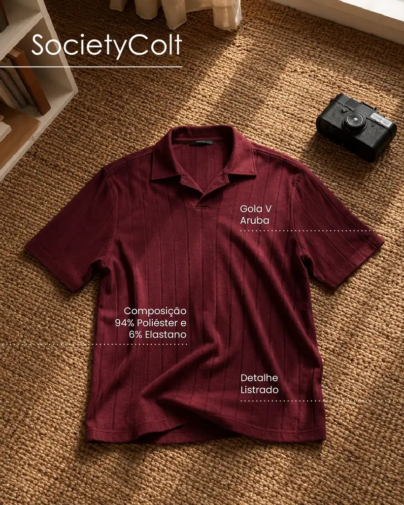 Polo Listrado Aruba